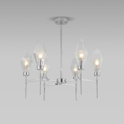 Люстра на штанге Eurosvet Prism 601436 хром a061939 18400₽