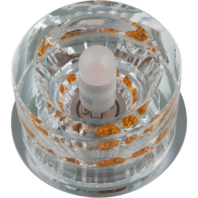 Встраиваемый светильник Fametto DLS-F119 G9 CHROMECLEARGOLD 10751 УЦ 22₽