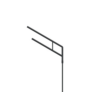 Кронштейн Arlight OXOR-SG2-1300x108-L1500 BLACK 051651