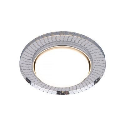 Встраиваемый светильник Elektrostandard 3033 GX53 CLSL прозрачныйсеребро 4690389142413 777₽