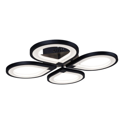 Потолочная светодиодная люстра iLedex Clover 68854 BK 10245₽