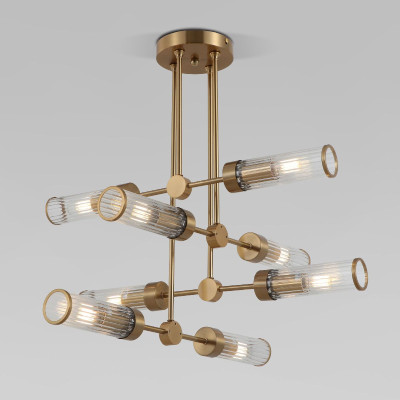 Потолочная люстра Eurosvet Oriens 601668 латунь a068072 18600₽