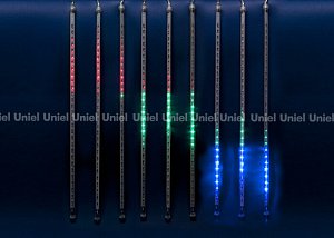 Уличная светодиодная гирлянда (11122) Uniel занавес Падающие звезды 220V разноцветный ULD-E2405-240/DTK MULTI IP44 METEOR
