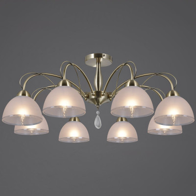 Люстра на штанге Illumico IL0506-8CSQ-25AB ELITE