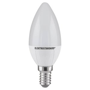 Лампа светодиодная Elektrostandard E14 6W 4200K свеча матовая 4690389051210