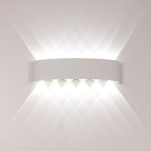Уличный настенный светильник AM Group AM307-12X1W WH 4000K