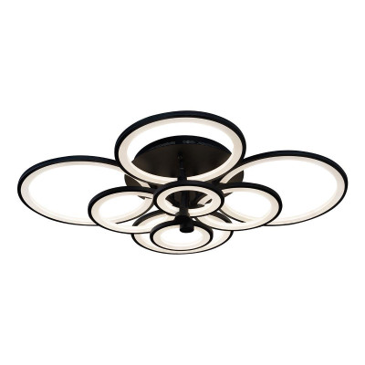 Потолочная светодиодная люстра iLedex Ring A0018 BK 22395₽