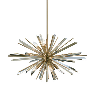 Люстра на штанге Delight Collection P68112-8AB antique brass 104150₽