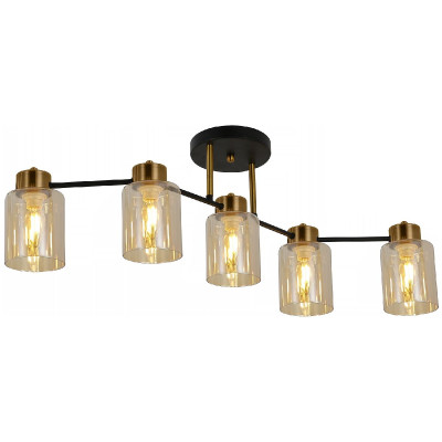 Потолочная люстра Illumico IL6111-5COU-79 BK GD Qui 5870₽