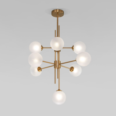 Люстра на штанге Eurosvet Volver 50383 латунь Smart a066796 26200₽