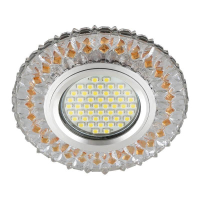 Встраиваемый светильник Fametto Luciole DLS-L138 Gu53 GlassyLight Tea 80₽