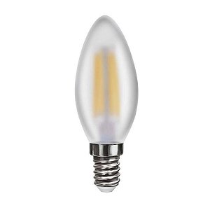 Лампа светодиодная Voltega E14 6W 4000К свеча матовая VG10-C2E14cold6W-F 7045