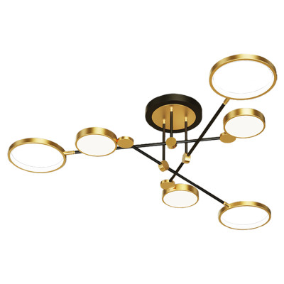 Потолочная светодиодная люстра Lussole Loft Gilbert LSP-8433 27917₽