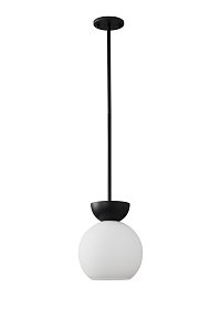 Подвесной светильник iLamp Mono P6079-1 BK+WH