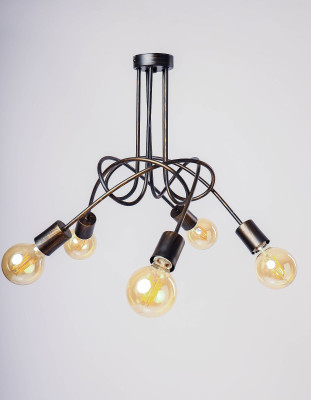 Подвесная люстра Adilux Tango Black Patina 10135 7490₽