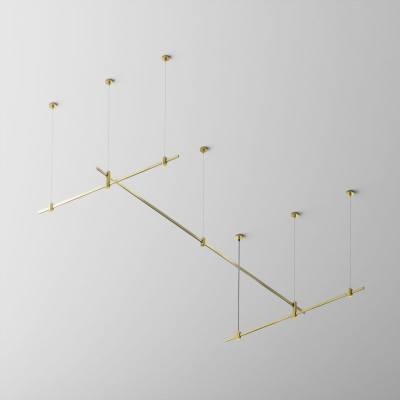 Основание двухуровневое на тросовых подвесах Hang для трековых светильников Maytoni Technical Flarity TFC-Flar-H07-BS 48800₽