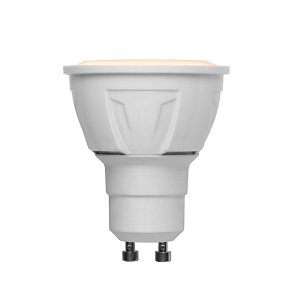 Лампа светодиодная (UL-00000310) Volpe GU10 5W 3000K матовая LED-JCDR-5W/WW/GU10/O