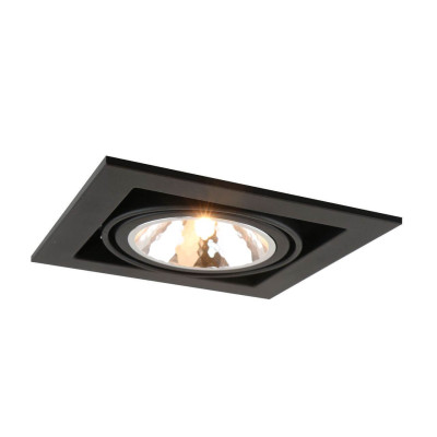 Встраиваемый светильник Arte Lamp Cardani Semplice A5949PL-1BK 200₽