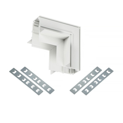 Коннектор угловой для магнитного шинопровода Myfar Accessories for MagLine 23 MT0200-CLW-W 1245₽