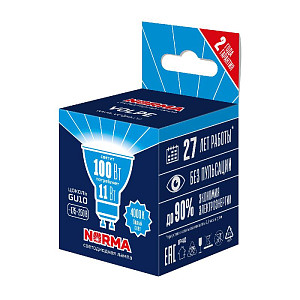 Лампа светодиодная Volpe Norma LED-JCDR-11W/4000K/GU10/NR UL-00011005