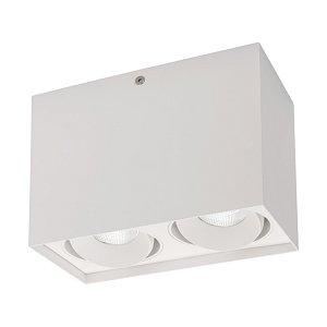 Накладной светильник Arlight SP-Cubus-S100x200WH-2x11W Warm White 023084(1)