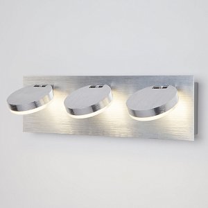 Настенный светодиодный светильник Eurosvet Cover 20004/3 алюминий
