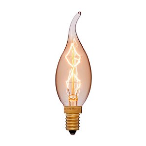 Лампа накаливания Sun Lumen E12 40W золотая 053-709