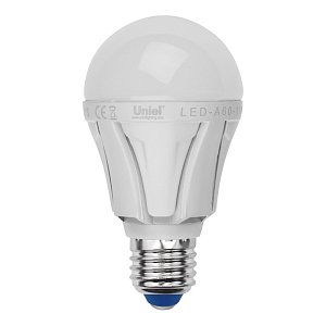 Лампа светодиодная диммируемая (UL-00000687) Uniel E27 11W 3000K матовая LED-A60-11W/WW/E27/FR/DIM