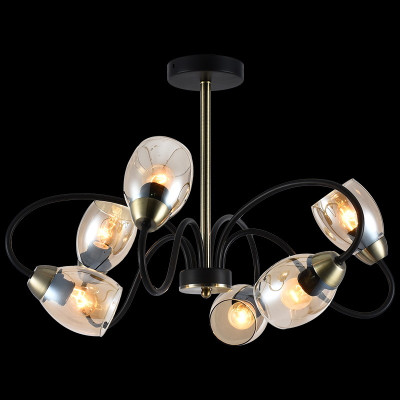 Люстра на штанге Reluce 01270-03-06B BKAB 5865₽