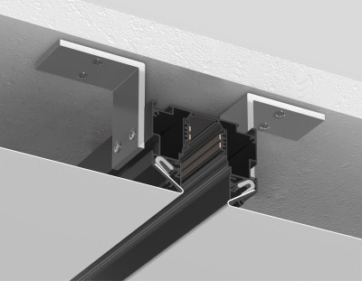 Шинопровод магнитный для монтажа в натяжной ПВХ потолок системы крепления гарпун Ambrella Light Magnetic Standard GL3349 12290₽