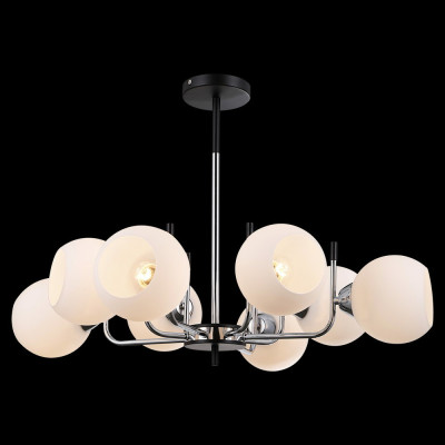 Люстра на штанге Illumico IL0371-8PSQ-79 BK CR 5000₽