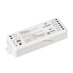 Контроллер Arlight SMART-TUYA-WIFI-MIX-SUF 12-36V 2x5A 2.4G 034501