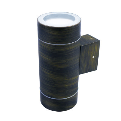 Уличный настенный светильник Uniel UUL-S92A 2х50WGX53 IP65 BRONZE 1638₽