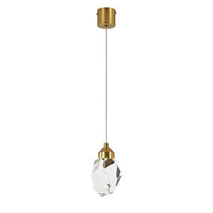 Подвесной светильник Indigo Cristallo 12053/1P Brass V000132L