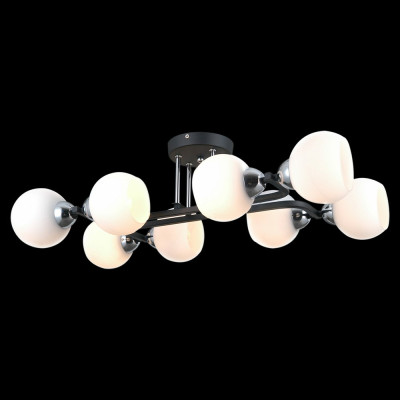 Люстра на штанге Illumico IL0412-8CSQ-79 BK CR 4610₽