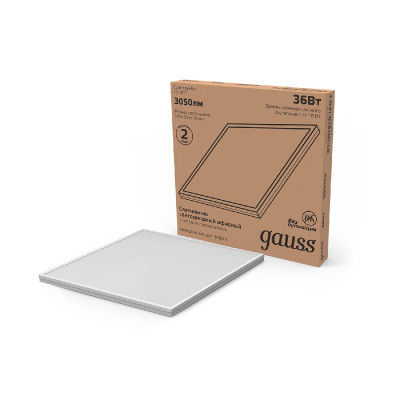 Потолочный светодиодный светильник Gauss 842123240 1590₽