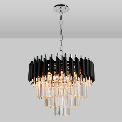 Подвесная люстра Natali Kovaltseva DARIAN 760175C CHROME BLACK 11686₽