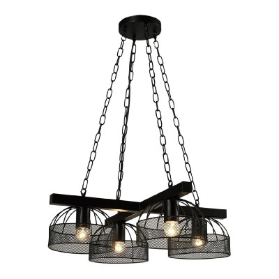 Подвесная люстра IMEX Ringo MD20461-4-P-BK 4640₽