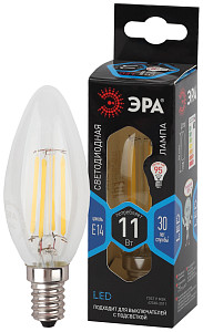 Лампа светодиодная Эра E14 11W 4000K F-LED B35-11w-840-E14 Б0046987