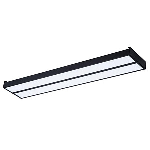 Светодиодная панель Uniel ULO-K15A 2x16W/4000K/L50 IP44 BLACK UL-00012584