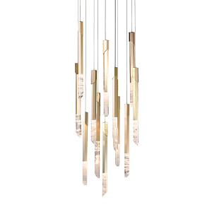 Каскадная люстра Delight Collection Vita MD7747-12B (new) br.brass