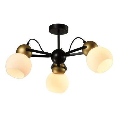 Люстра на штанге IMEX Cleo MD22438-3-S-BKGD 2110₽