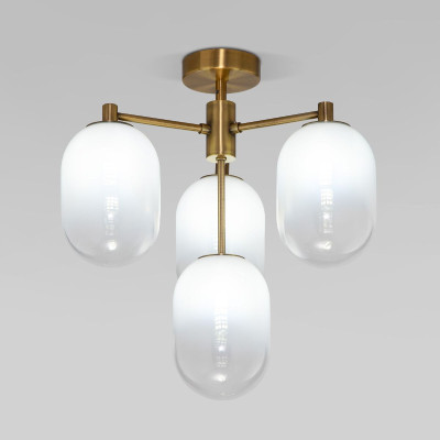 Потолочная люстра Eurosvet Loona 601614 латунь a065612 15900₽