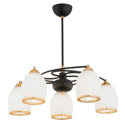 Люстра на штанге IMEX MD8388-5-P-BK 5390₽