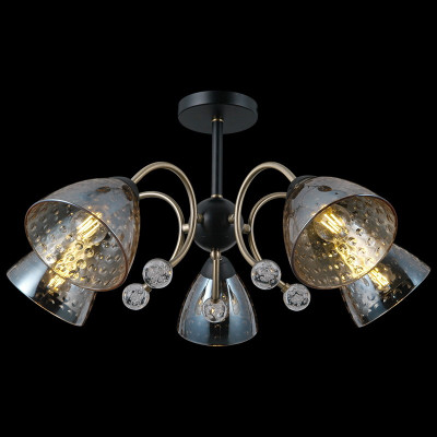 Люстра на штанге Illumico IL0230-5CSQ-29 BK AB 4610₽