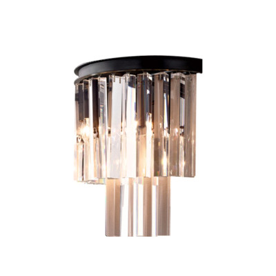 Настенный светильник Delight Collection 1920s Odeon KR0387W-2B blackclear 18410₽