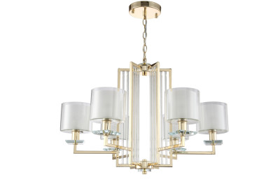 Подвесная люстра Crystal Lux Nicolas NICOLAS SP-PL6 GOLDWHITE 40900₽