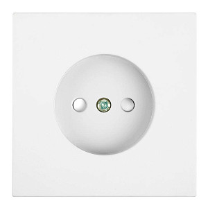 Розетка 1-местная с защитной шторкой (механизм) Stekker б/з Мия 250В 16А RST16-3109-01 белая магнолия 50439