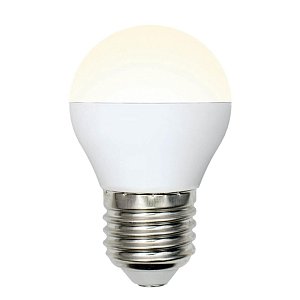 Лампа светодиодная (UL-00002377) Uniel E27 6W 3000K матовая LED-G45-6W/WW/E27/FR/MB PLM11WH