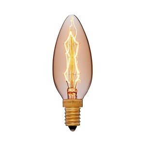 Лампа накаливания Sun Lumen E14 40W золотая 052-085